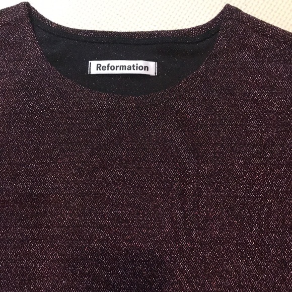 NWT Reformation Riley Skater Mini Dress - Picture 4 of 8